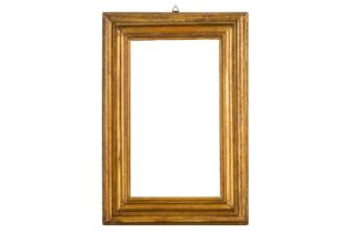 AN ITALIAN 18TH CENTURY GILDED MOULDING FRAME