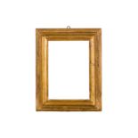 AN ITALIAN 18TH CENTURY SALVATOR ROSA GILDED MOULDING FRAME