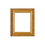 FRENCH EMPIRE 19TH CENTURY GILDED AND CARVED OAK FRAME