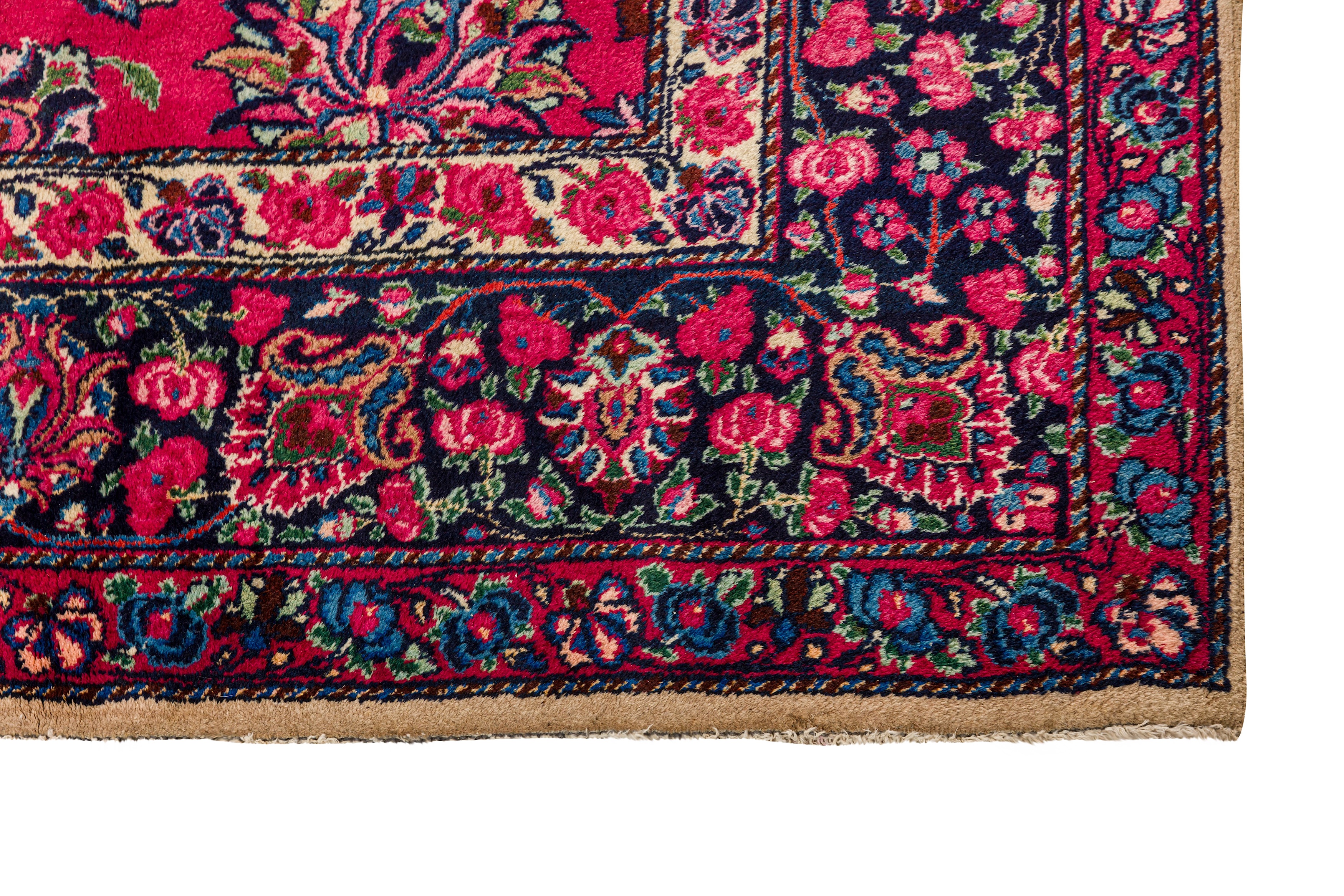 A FINE MESHED CARPET, NORTH-EAST PERSIA - Image 7 of 8