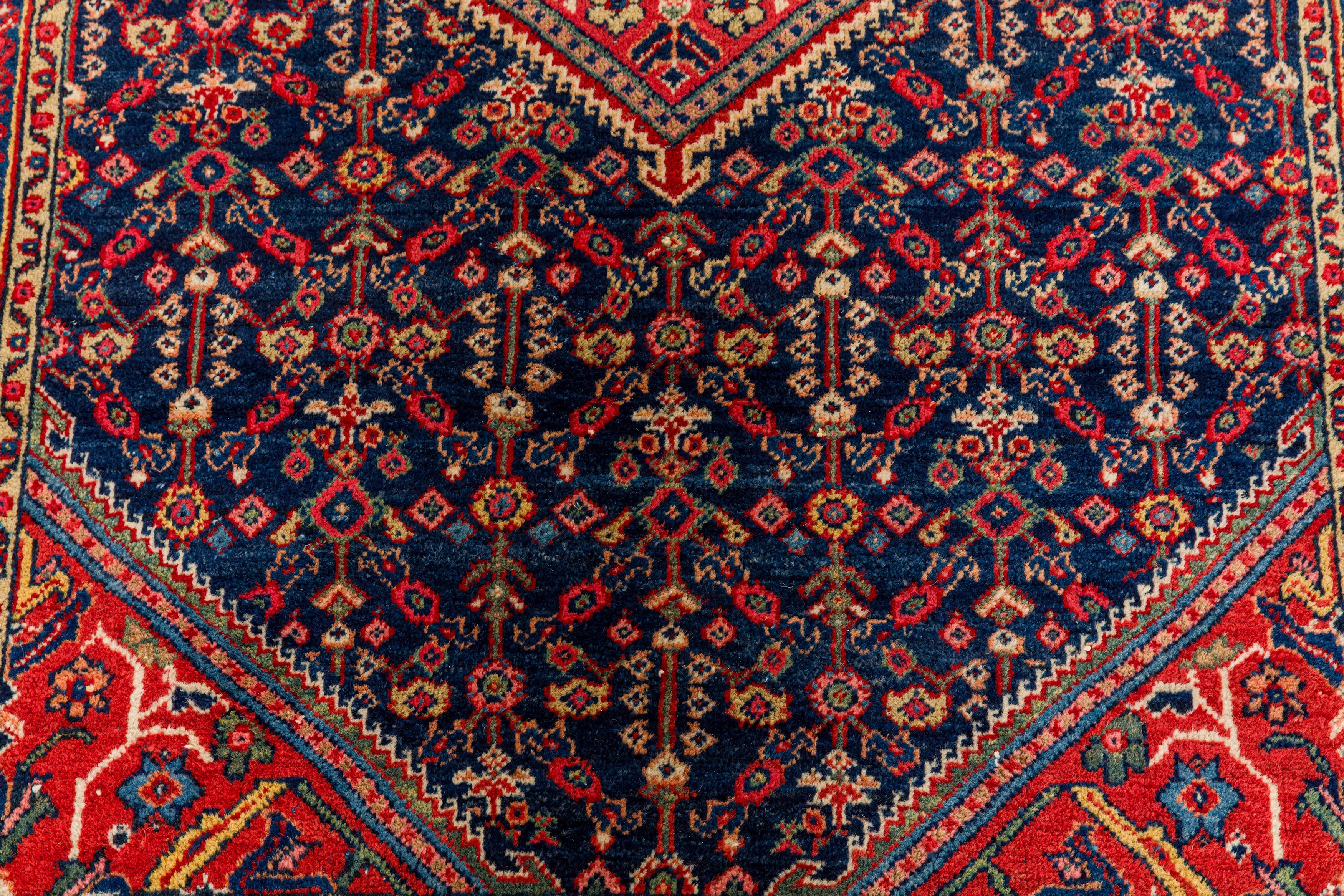 AN ANTIQUE MAHAL RUG, WEST PERSIA - Image 5 of 8