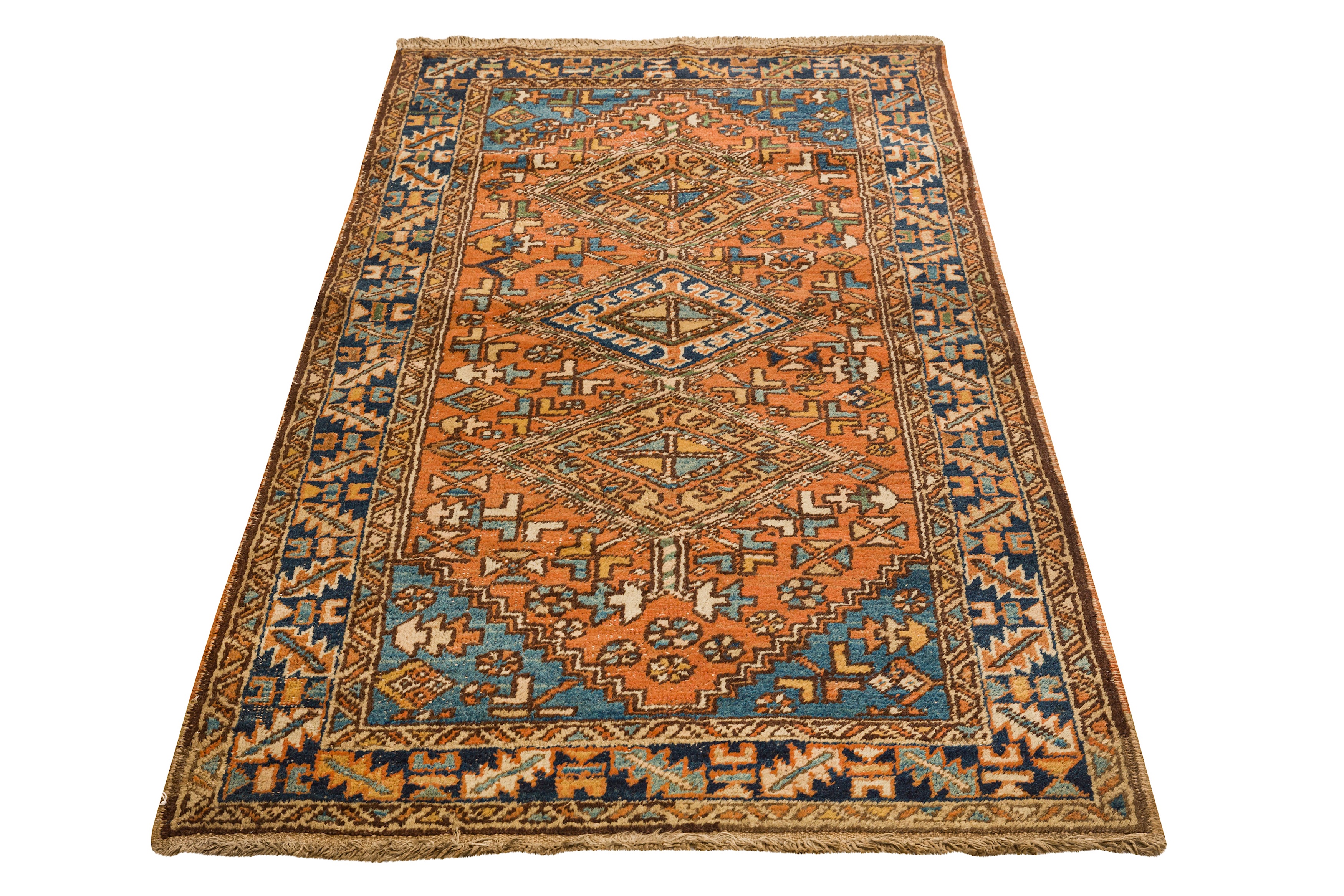 AN ANTIQUE HERIZ RUG, NORTH-WEST PERSIA - Image 2 of 8
