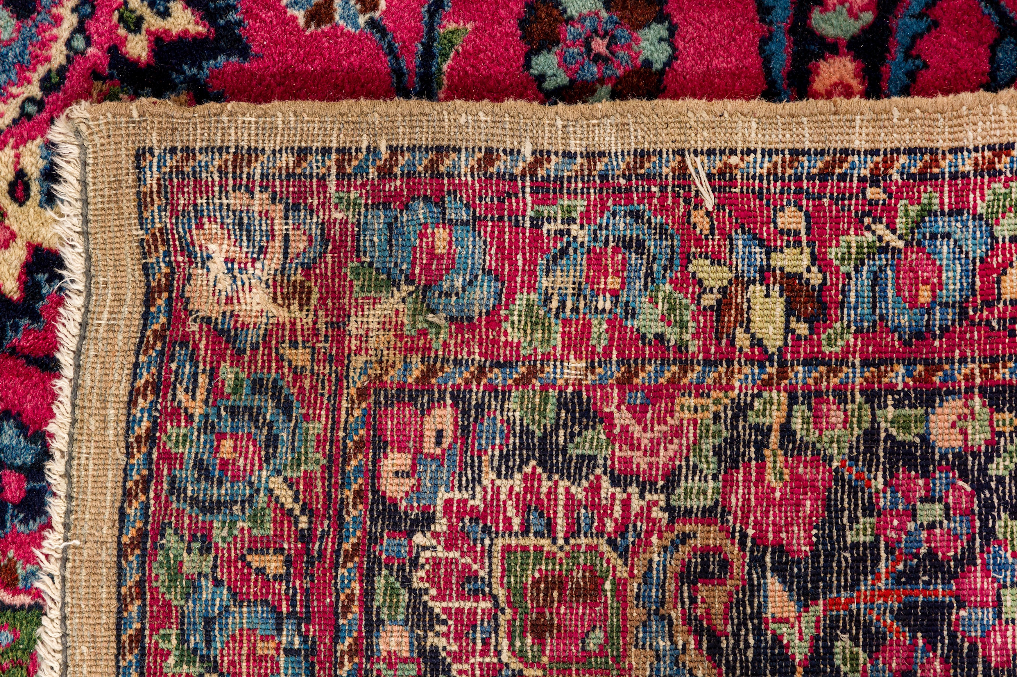 A FINE MESHED CARPET, NORTH-EAST PERSIA - Image 8 of 8