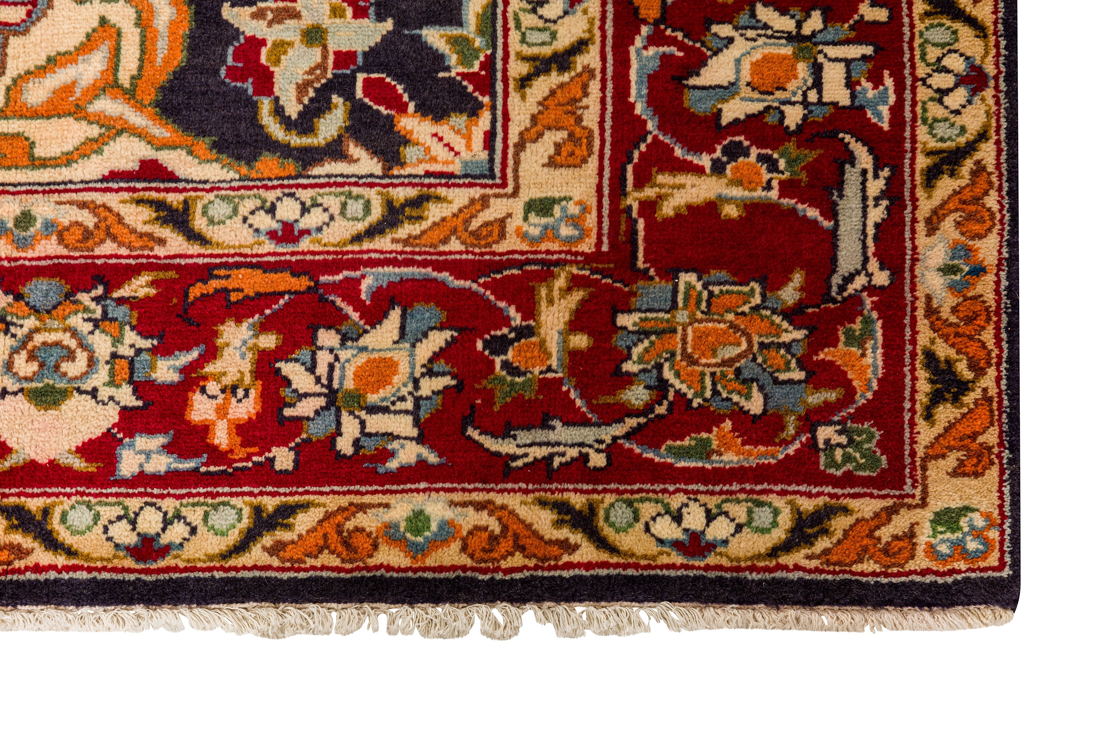 A FINE UNUSUAL CENTRAL PERSIAN CARPET - Image 8 of 9