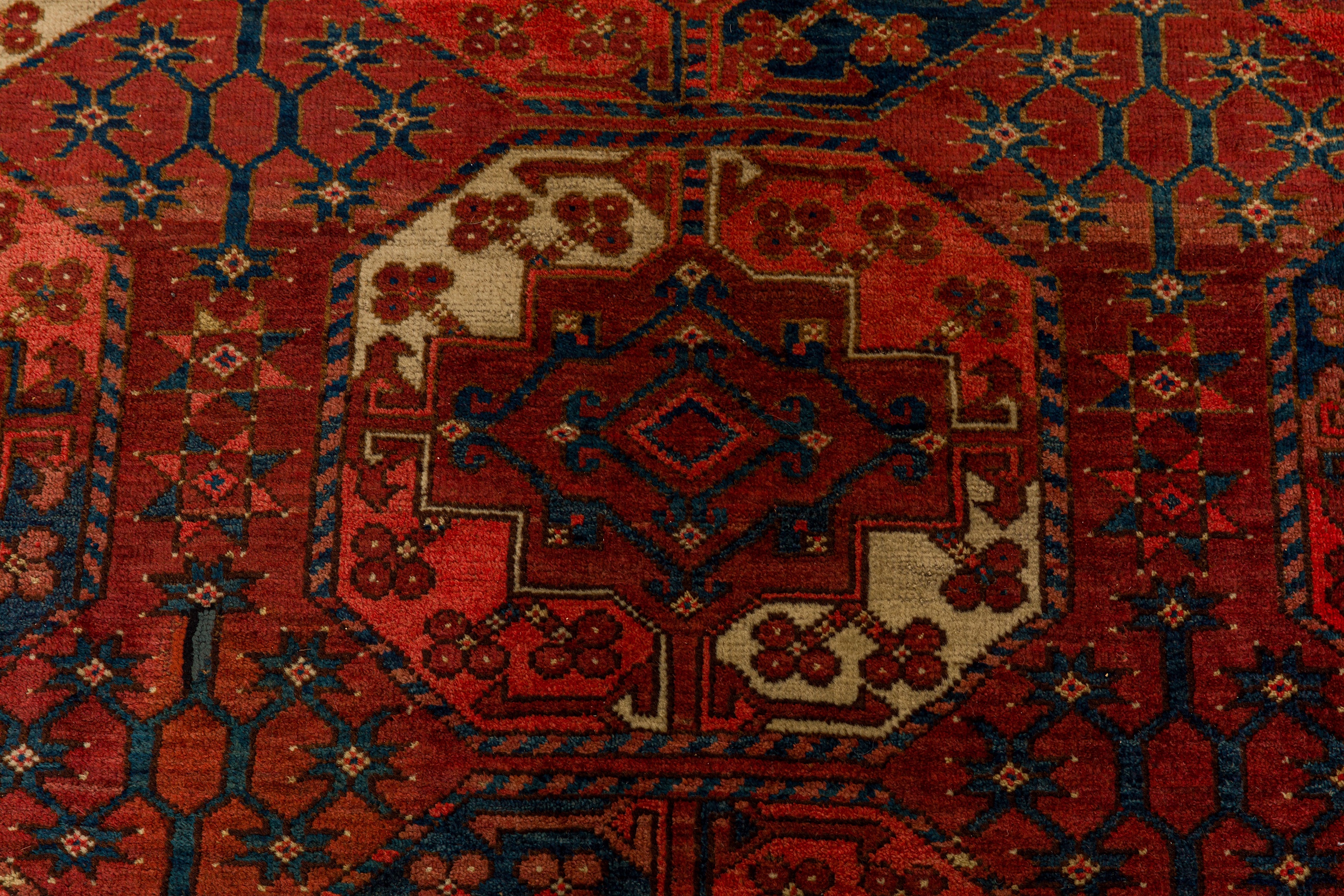 AN ANTIQUE ERSARI CARPET, AFGHANISTAN - Image 4 of 8