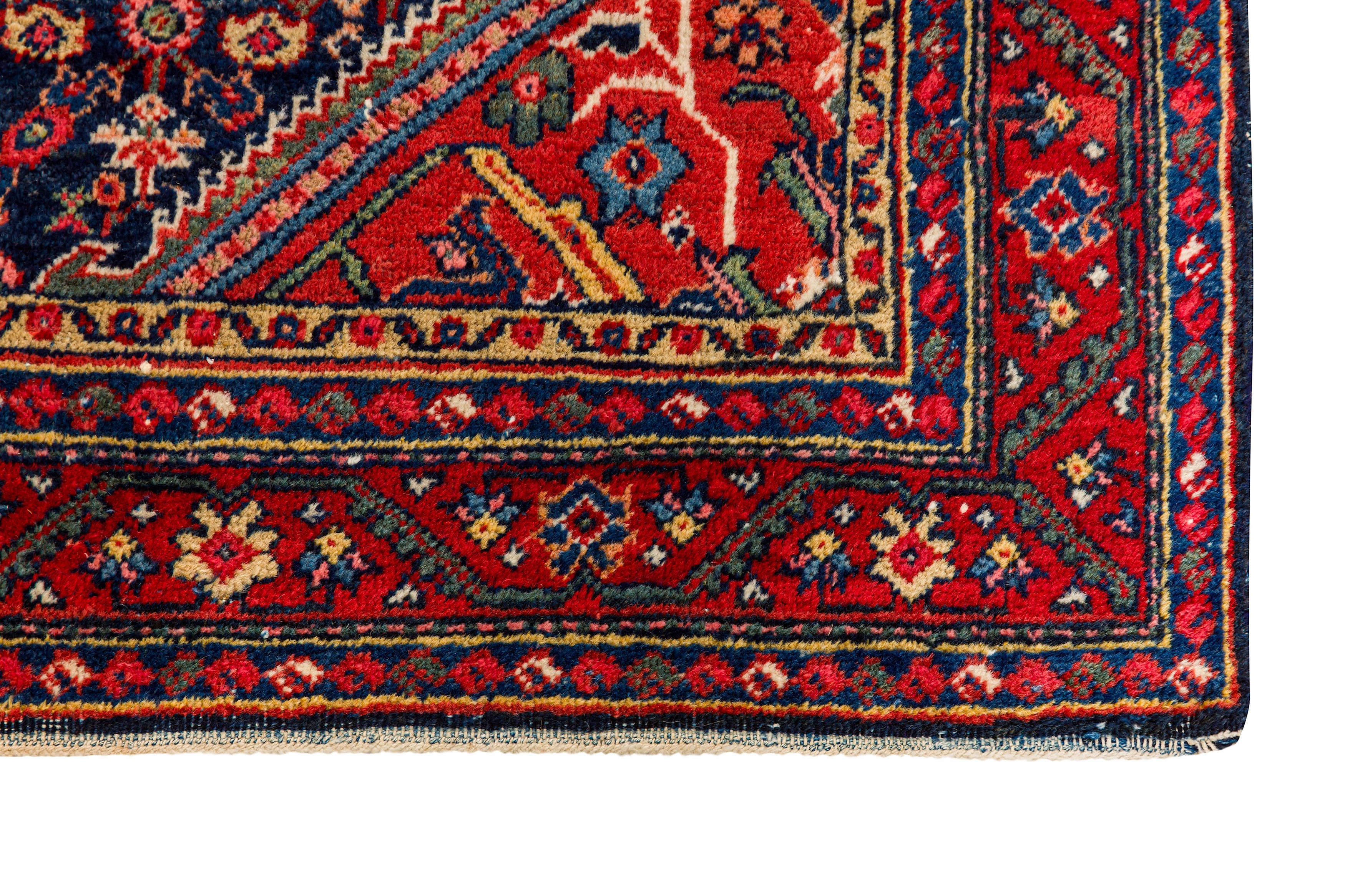 AN ANTIQUE MAHAL RUG, WEST PERSIA - Image 7 of 8