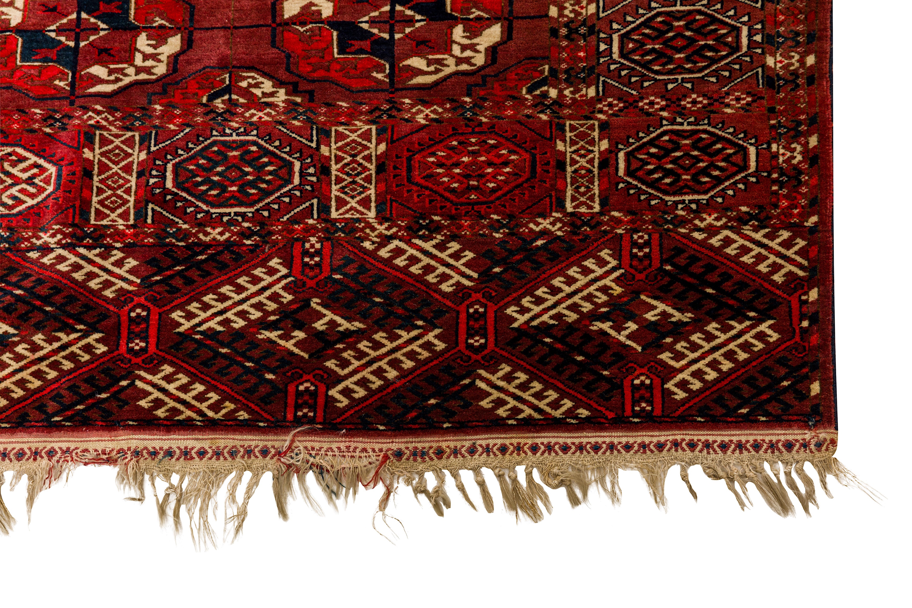 AN ANTIQUE FINE TEKKE BOKHARA CARPET, TURKMENISTAN - Bild 7 aus 8