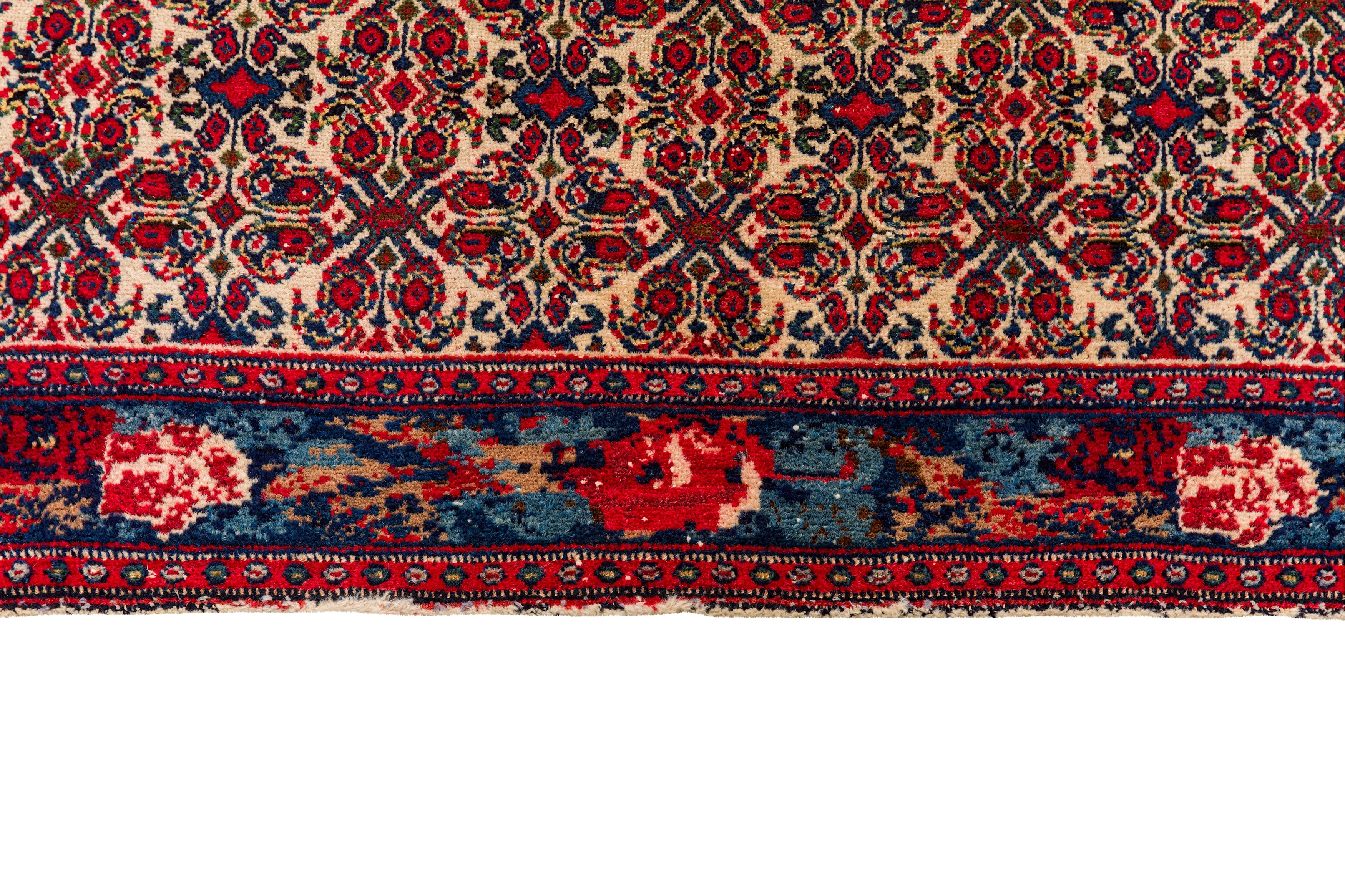 A FINE SENNEH RUG, WEST PERSIA - Image 6 of 8