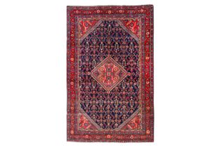 AN ANTIQUE MAHAL RUG, WEST PERSIA