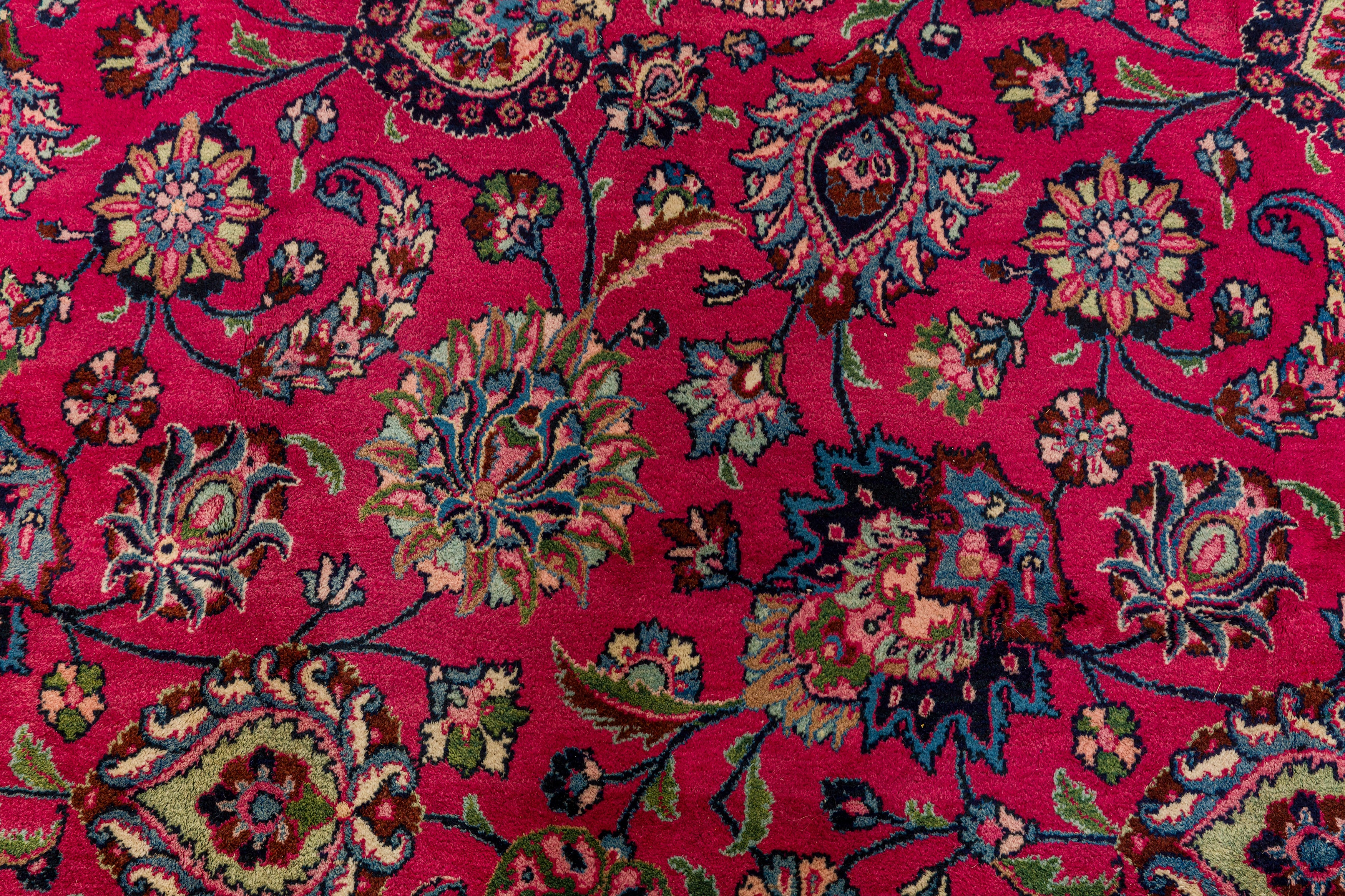 A FINE MESHED CARPET, NORTH-EAST PERSIA - Image 4 of 8