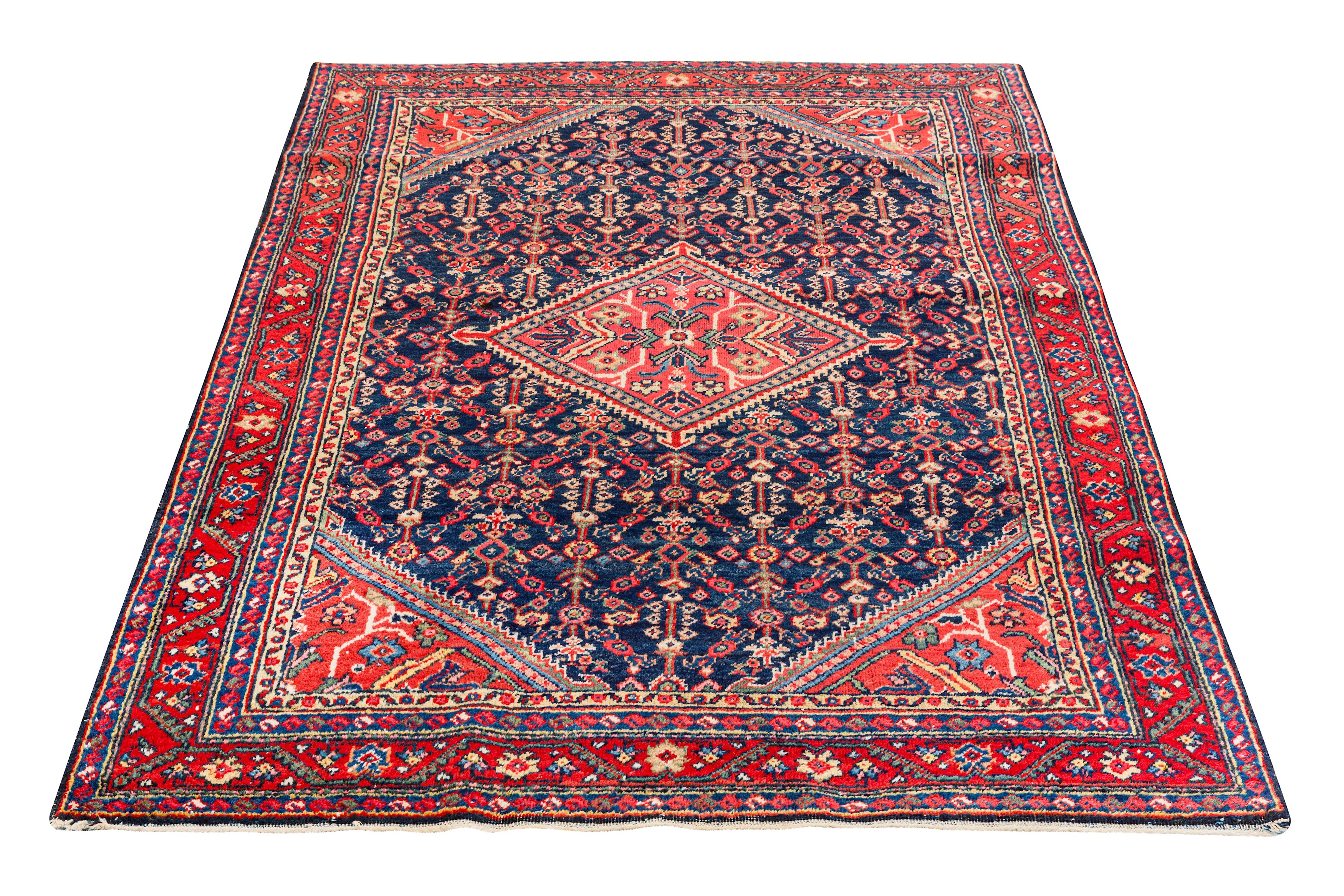AN ANTIQUE MAHAL RUG, WEST PERSIA - Image 2 of 8