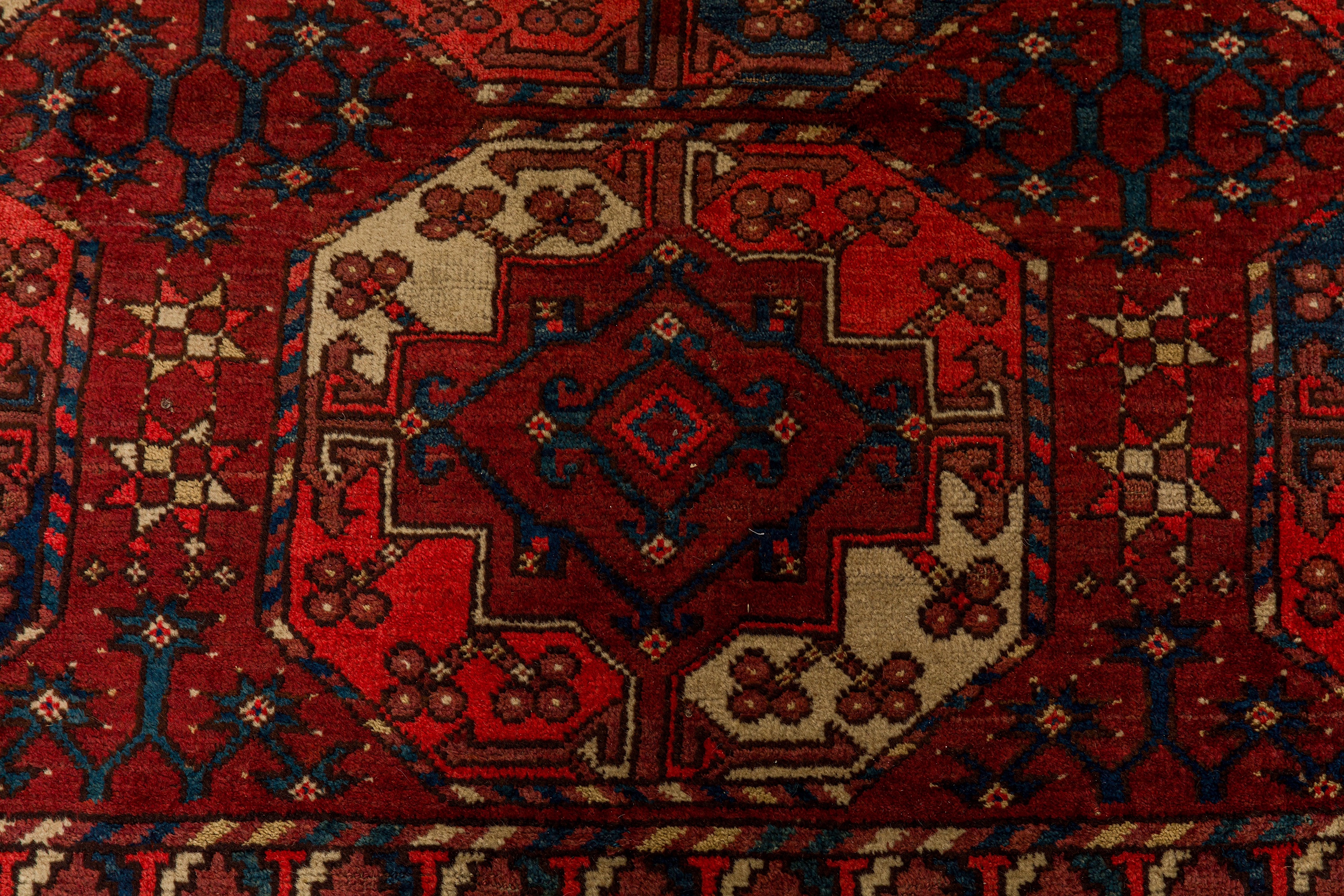 AN ANTIQUE ERSARI CARPET, AFGHANISTAN - Image 5 of 8