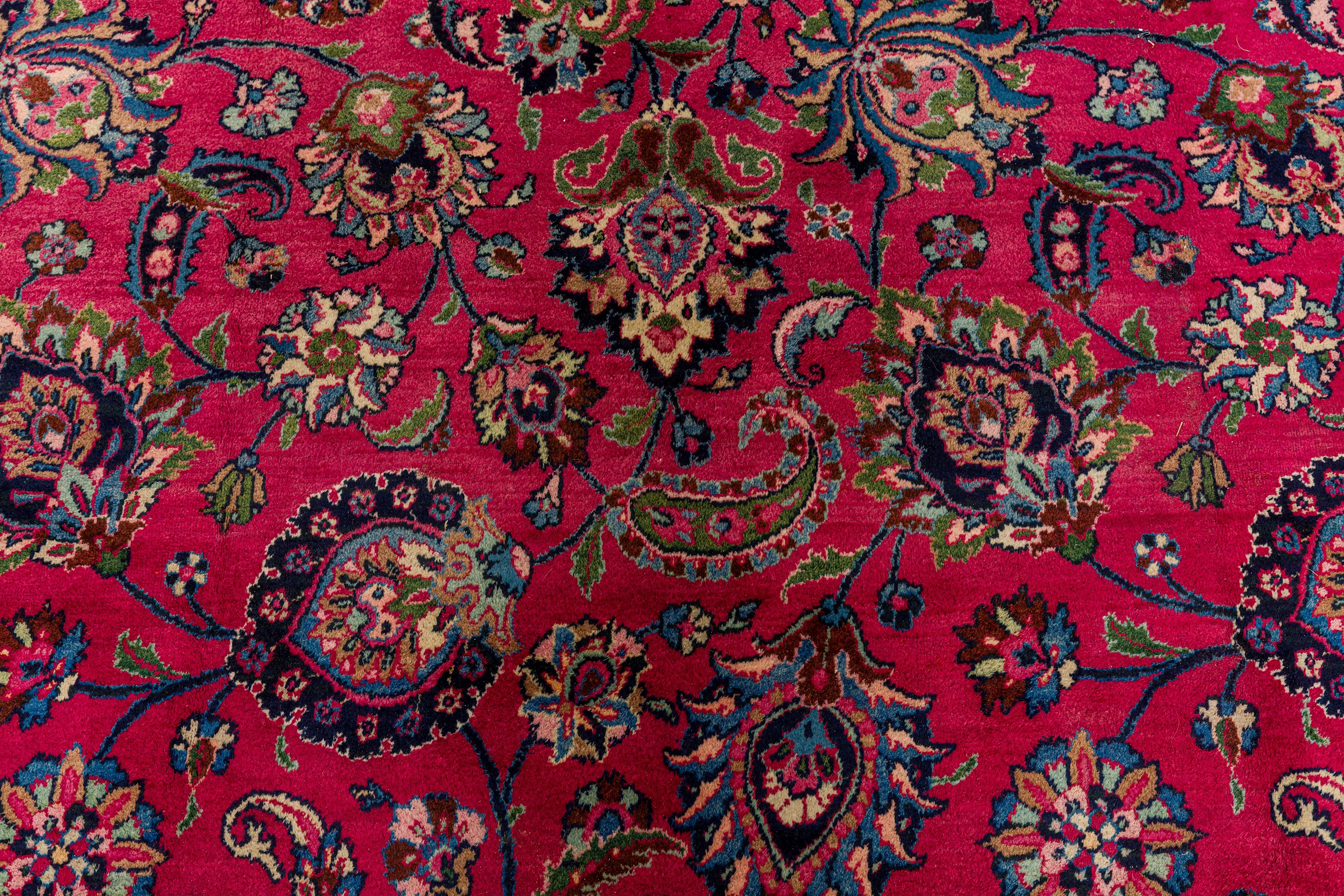 A FINE MESHED CARPET, NORTH-EAST PERSIA - Image 5 of 8