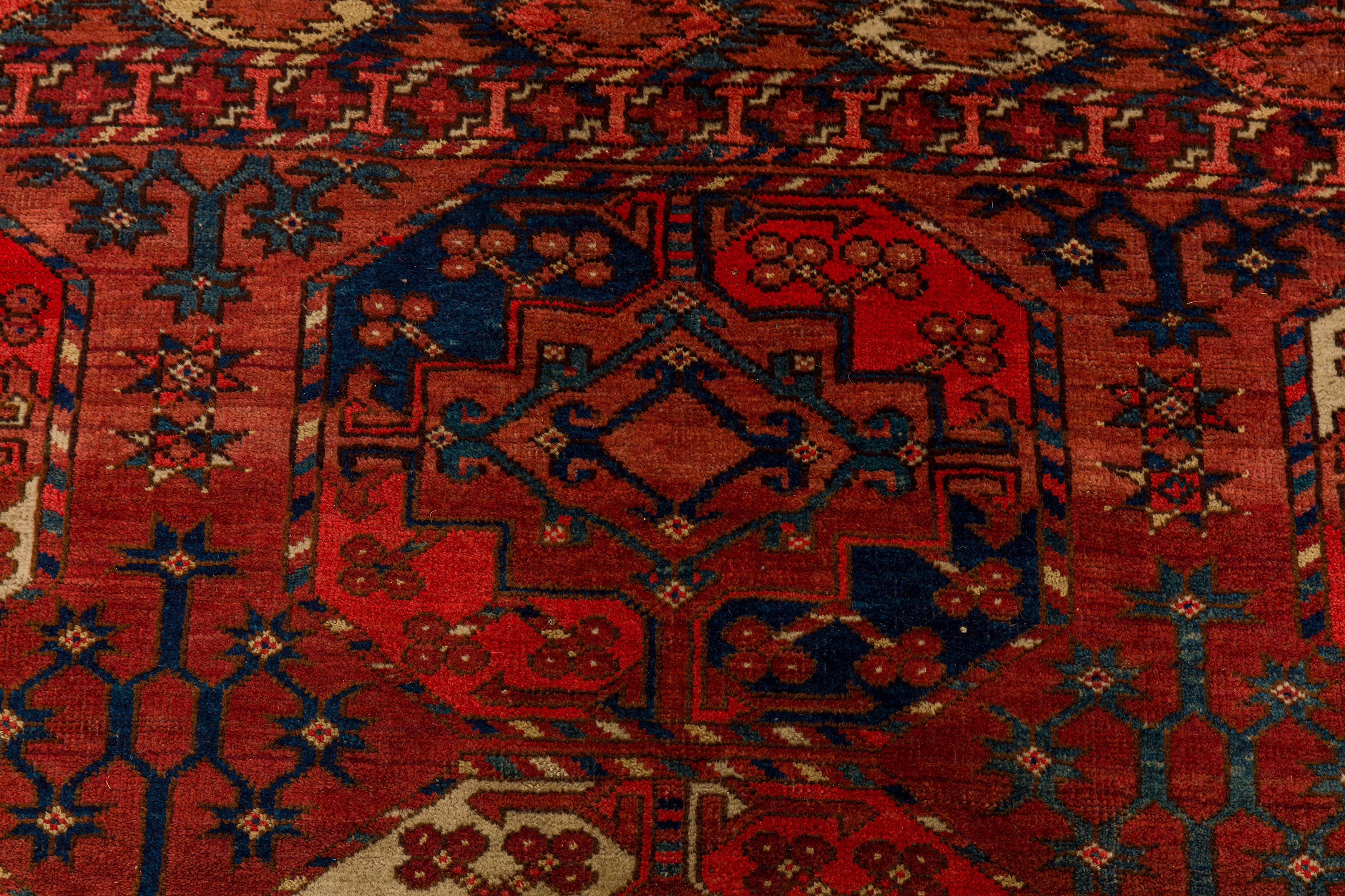 AN ANTIQUE ERSARI CARPET, AFGHANISTAN - Image 3 of 8