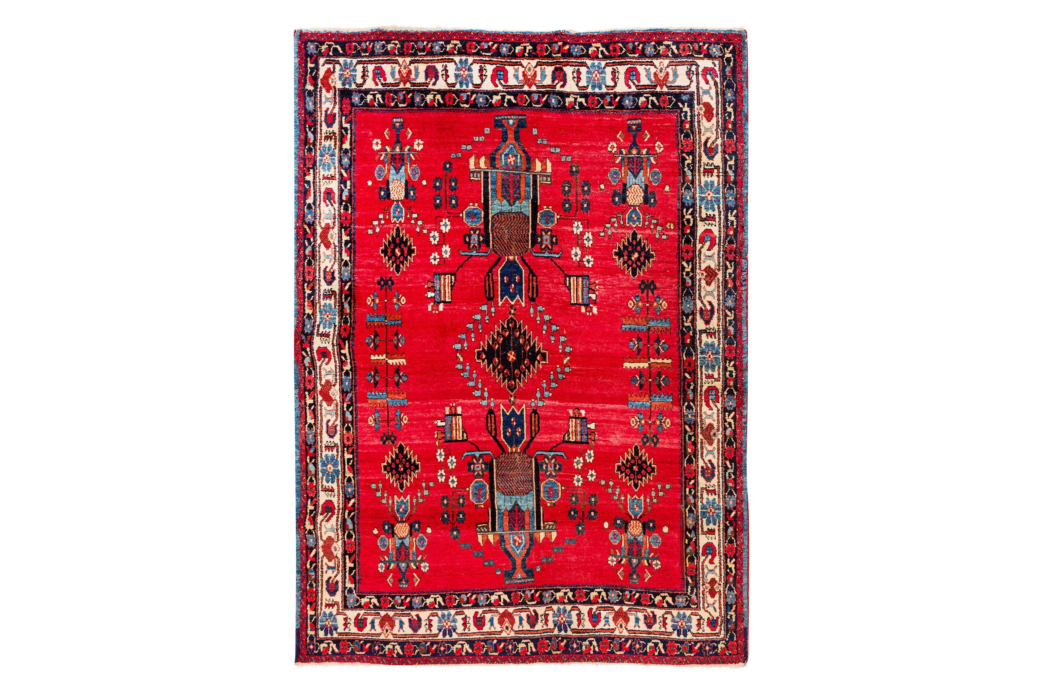 A FINE AFSHAR RUG, SOUTH-WEST PERSIA