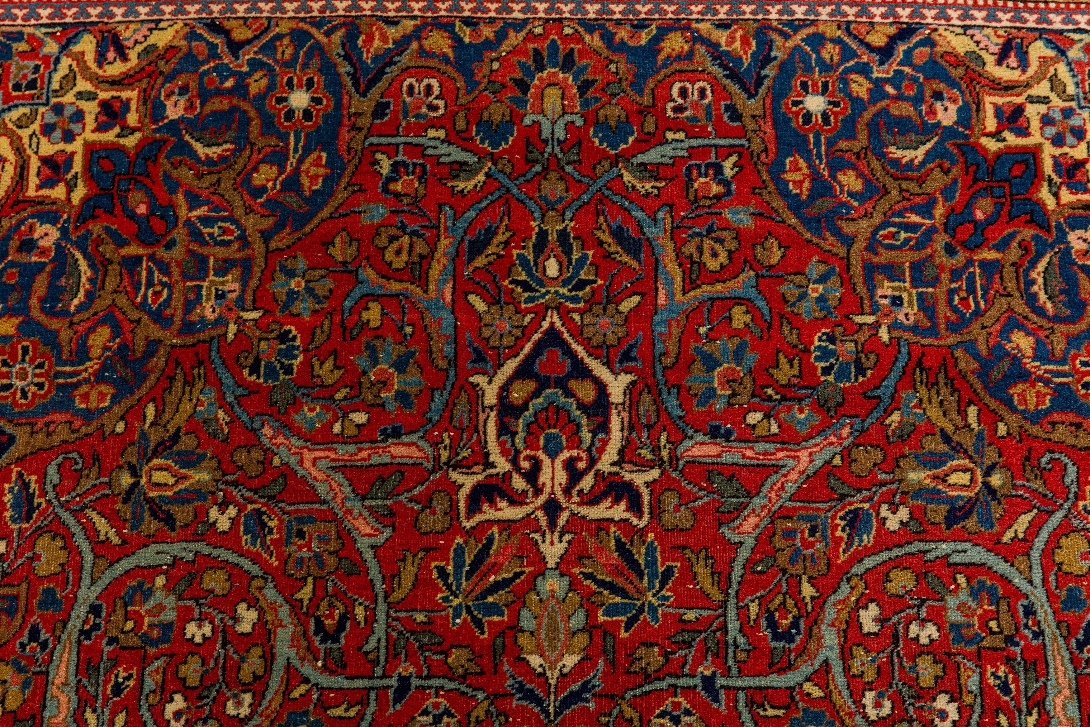 A VERY FINE KASHAN RUG, CENTRAL PERSIA - Image 3 of 8