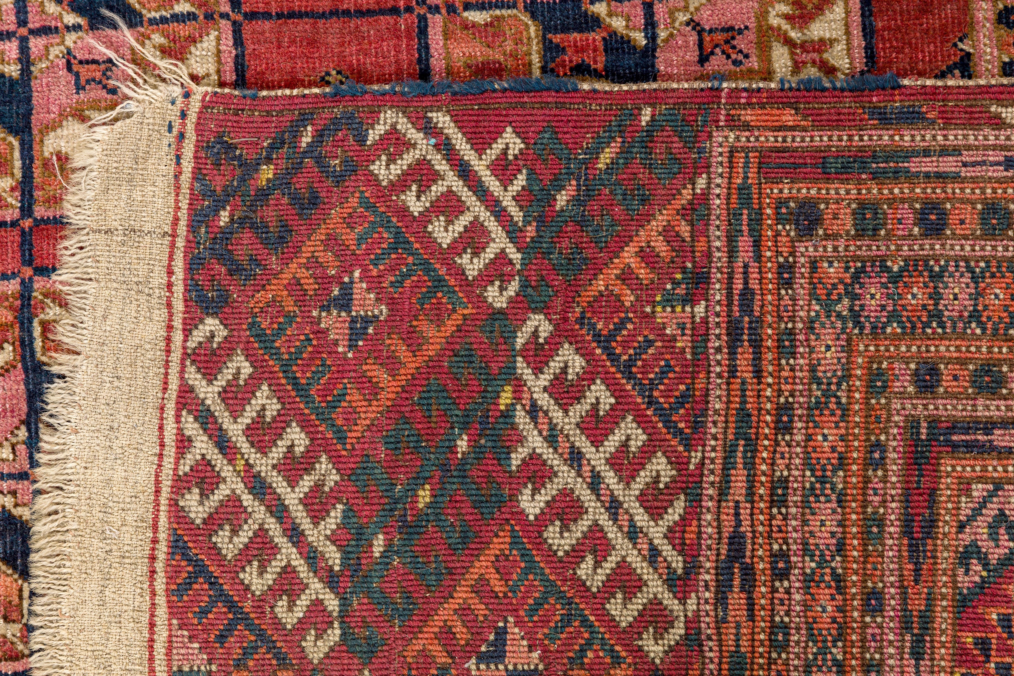 AN ANTIQUE BOKHARA CARPET, TURKMENISTAN - Image 8 of 8