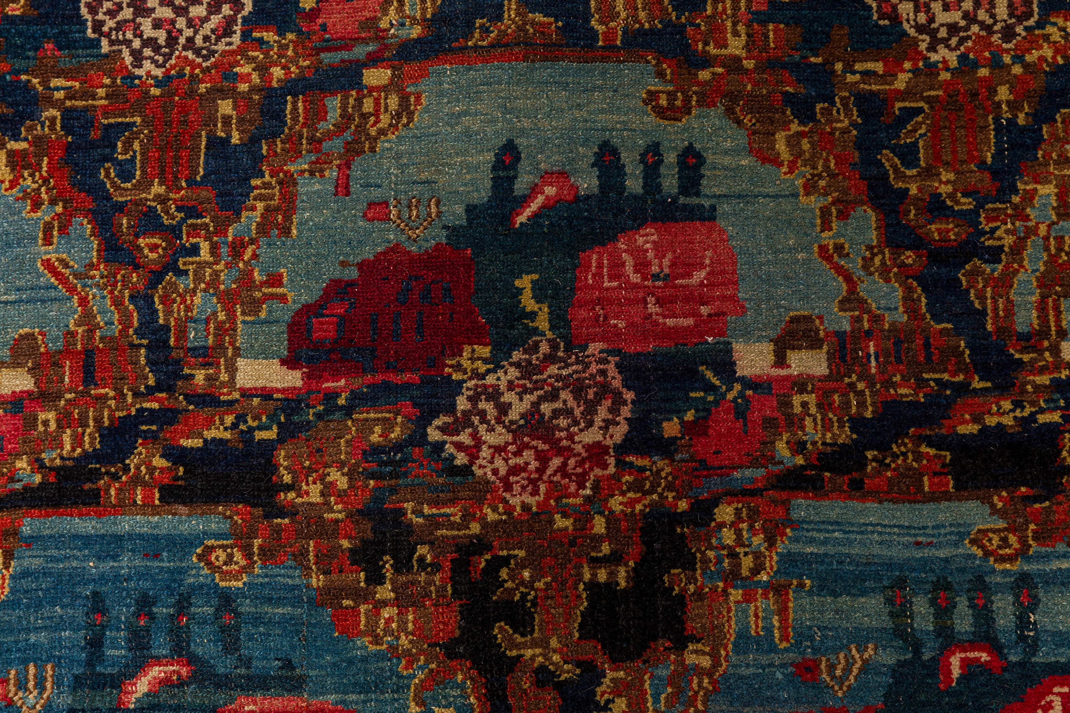 AN ANTIQUE SENNEH RUG, WEST PERSIA - Image 4 of 8