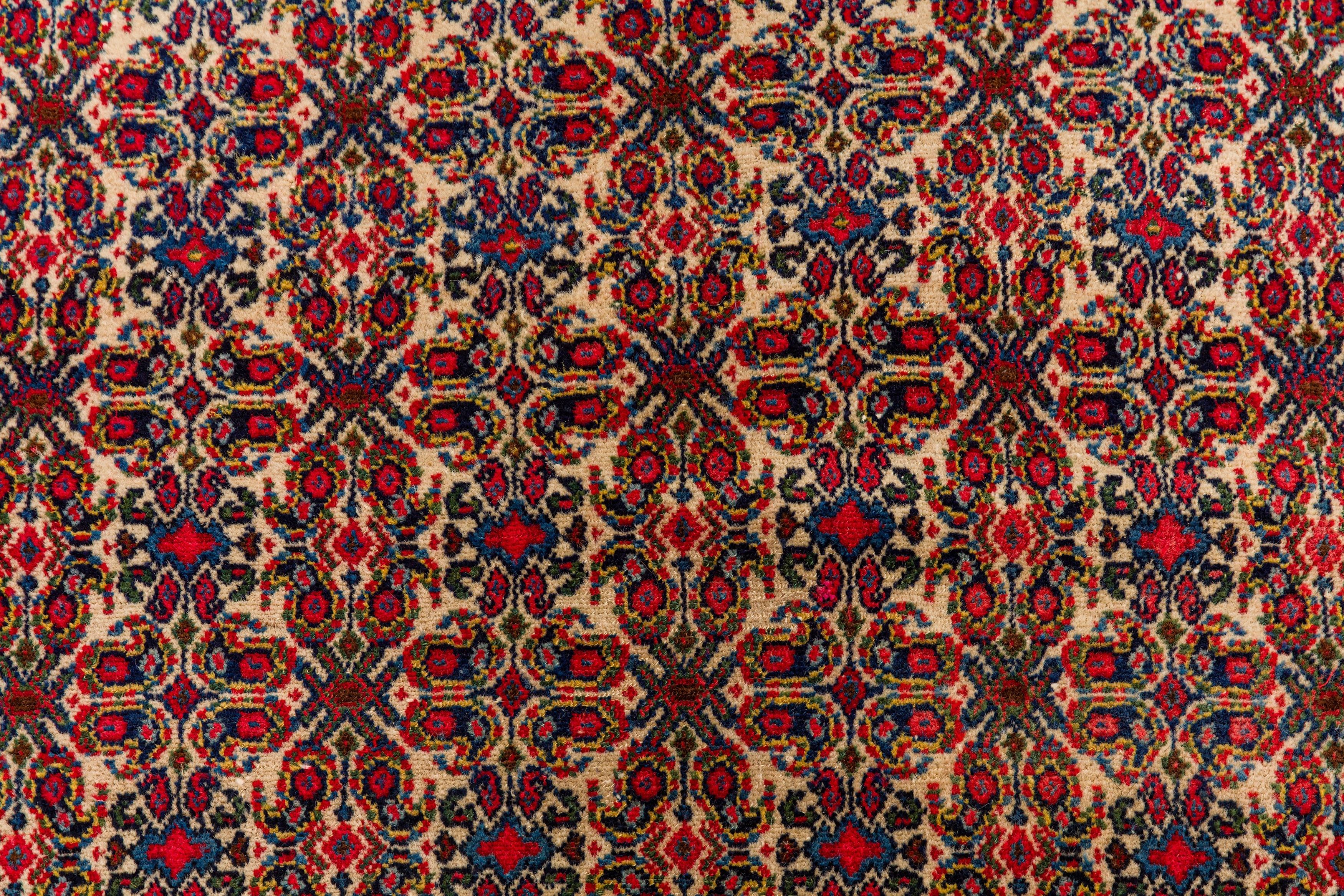 A FINE SENNEH RUG, WEST PERSIA - Image 3 of 8