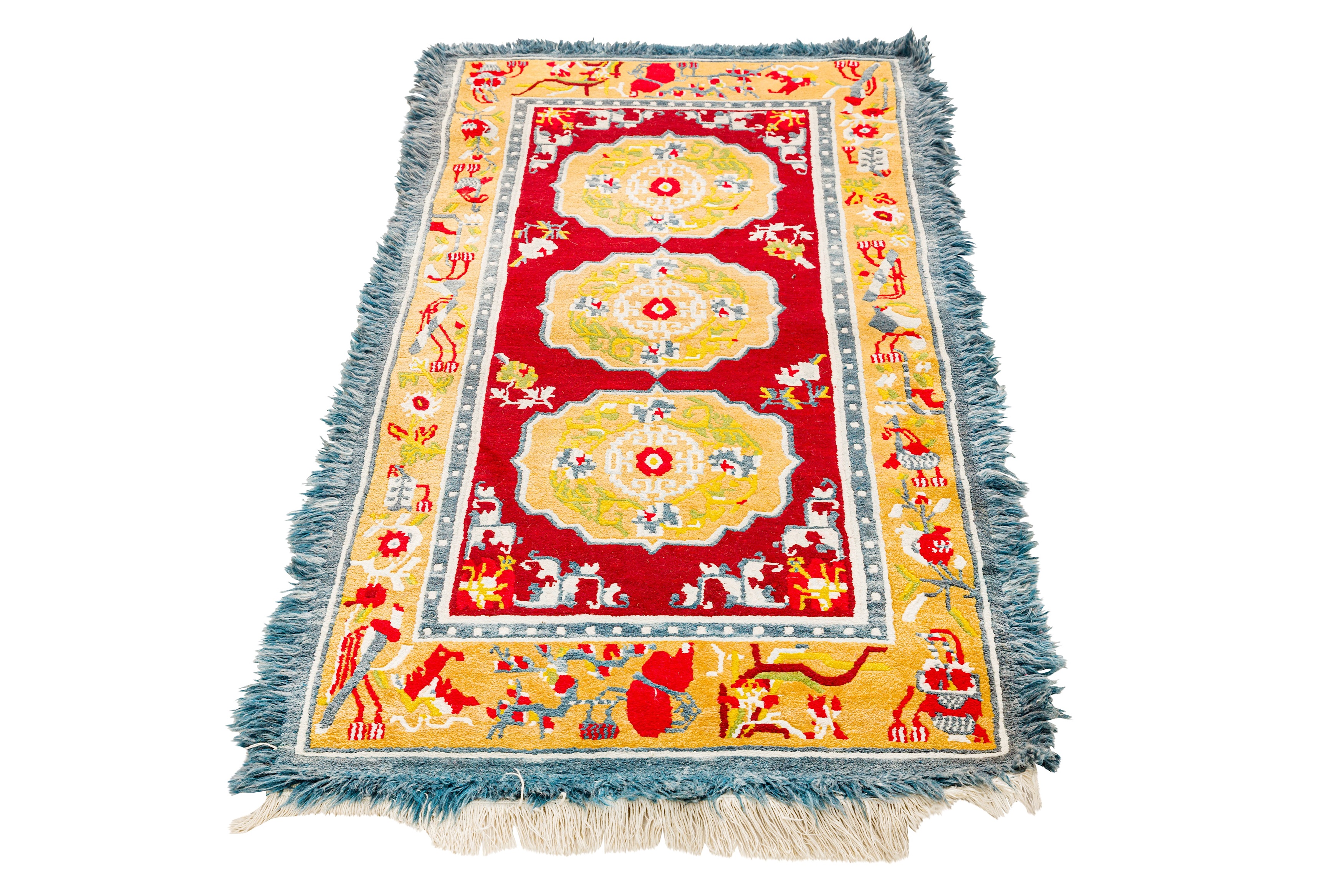 A FINE TIBETAN RUG - Image 2 of 8