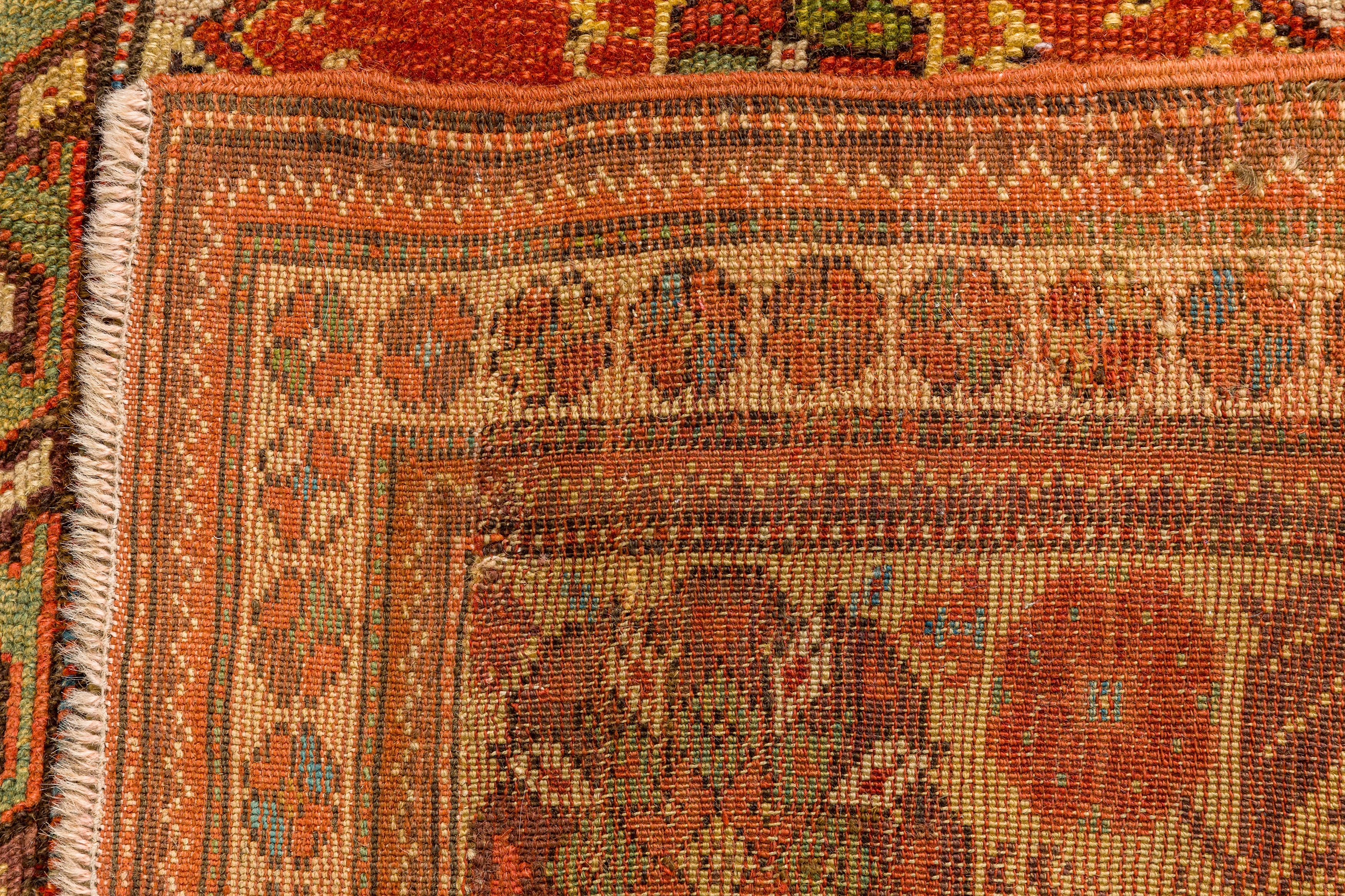 AN EARLY 19TH CENTURY MELAS PRAYER RUG, TURKEY - Image 8 of 8