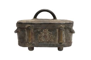 A GEORGE III ERA LEAD TOBACCO JAR