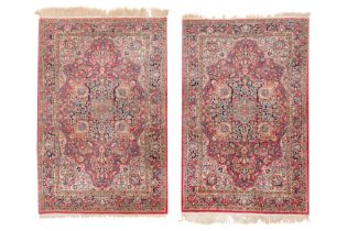 A PAIR OF FINE MESHED RUGS, NORTH-EAST PERSIA
