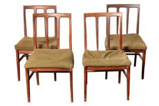JOHN HERBERT FOR A YOUNGER; A SET OF FOUR TEAK DINING CHAIRS