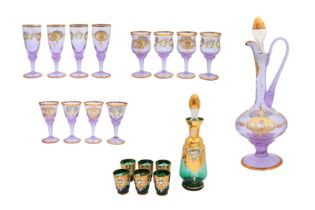 A GROUP OF MURANO GLASS