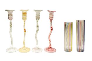A GROUP OF STUDIO GLASS