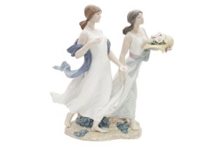 A LLADRO 'SUMMER ROSES' FIGURAL GROUP