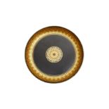 A REGENCY PERIOD TOLLWARE DISH CIRCA 1810