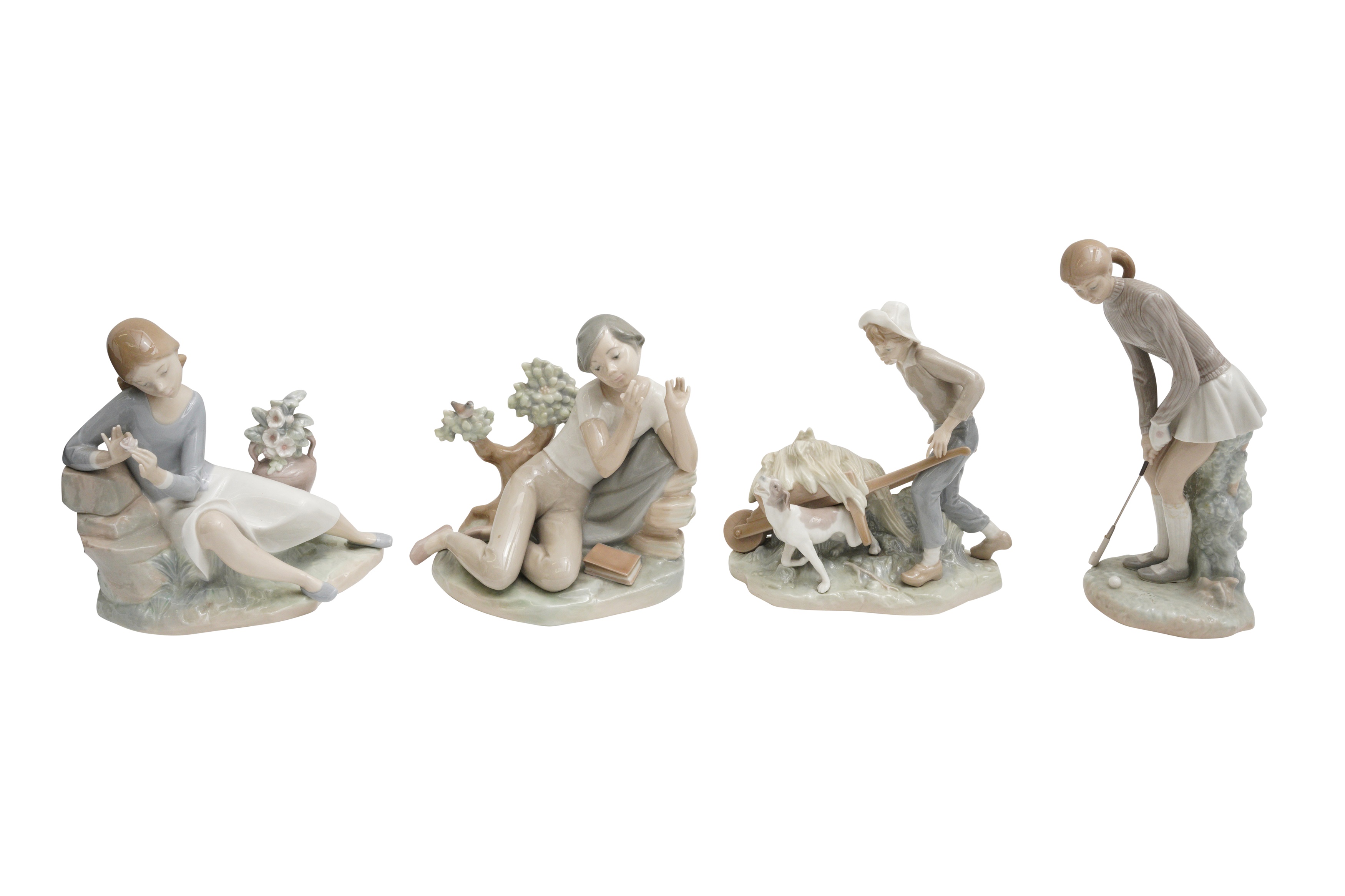A GROUP OF EIGHT LLADRO FIGURES AND ONE NAO FIGURE - Image 4 of 6
