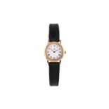 OMEGA BLACK STRAP LADIES BRACELET WATCH