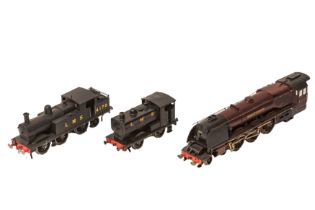 A GROUP OF O GAUGE LOCOMOTIVES