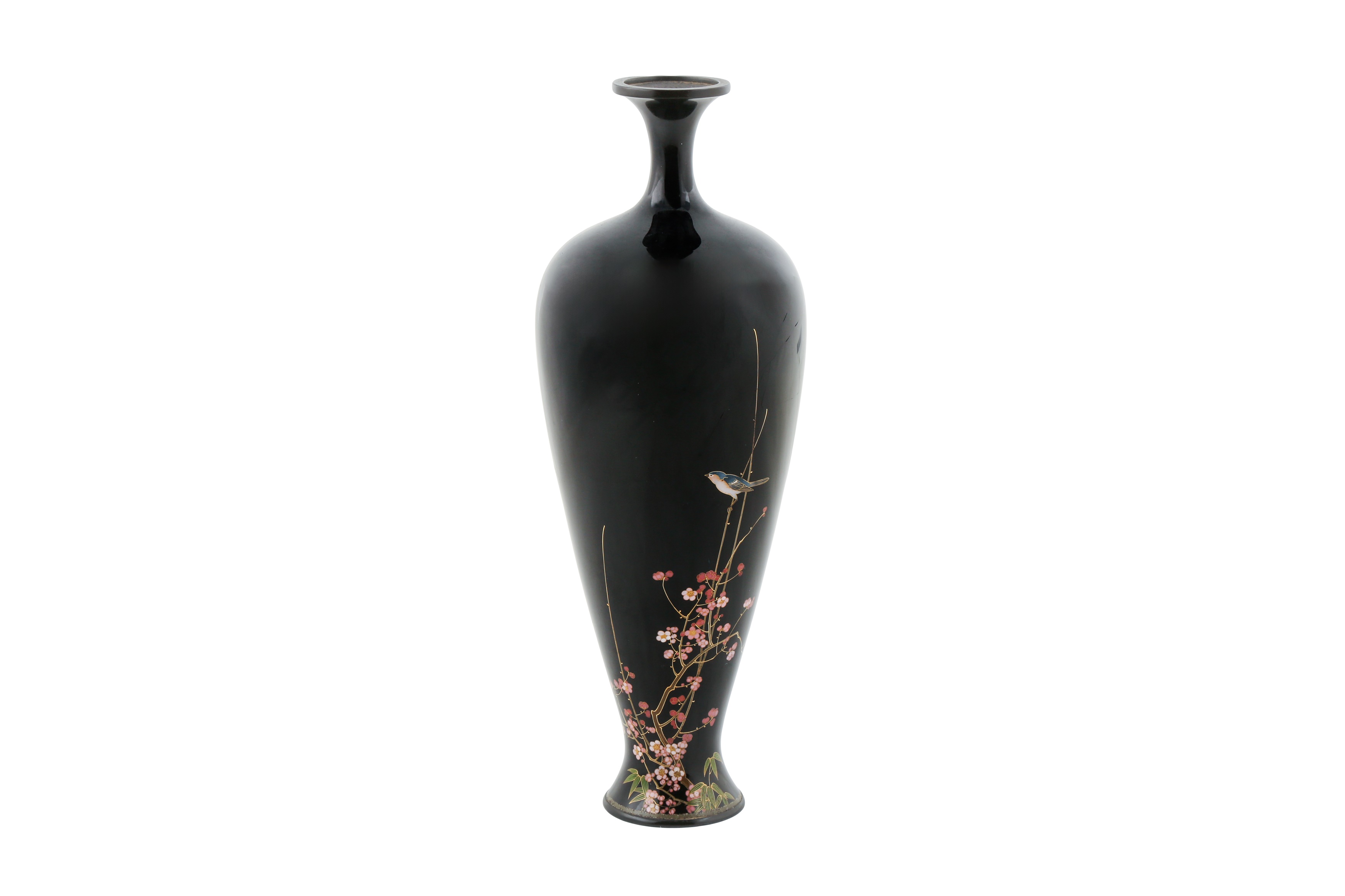 A JAPANESE CLOISONNÉ ENAMEL VASE BY NAMIKAWA YASUYUKI (1845 – 1927) AND THREE ADDITIONAL VASES - Image 4 of 32