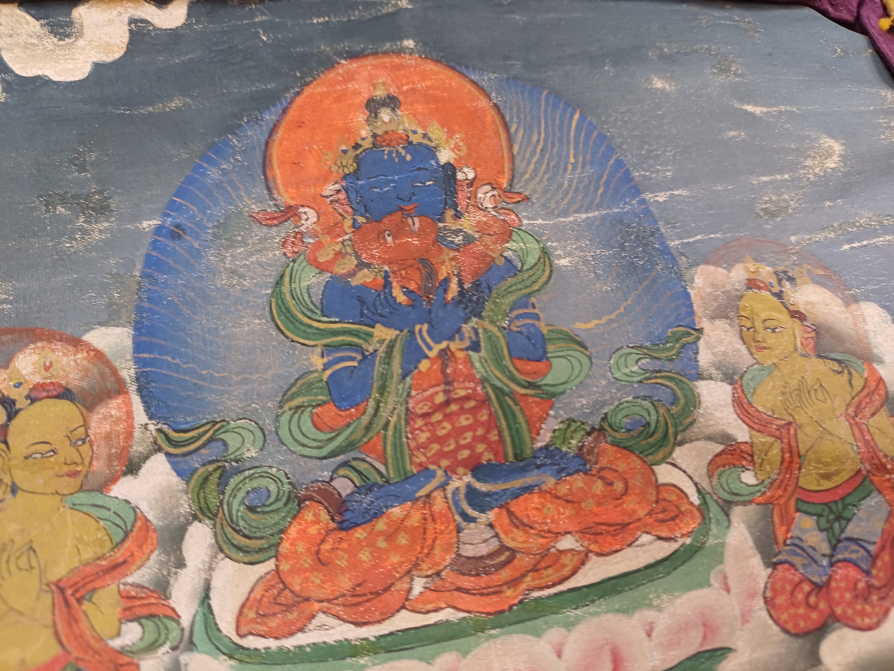 A FINE TIBETAN PAINTED THANGKA OF A SIDDHA 十八世紀 藏傳悉達唐卡 - Image 18 of 23