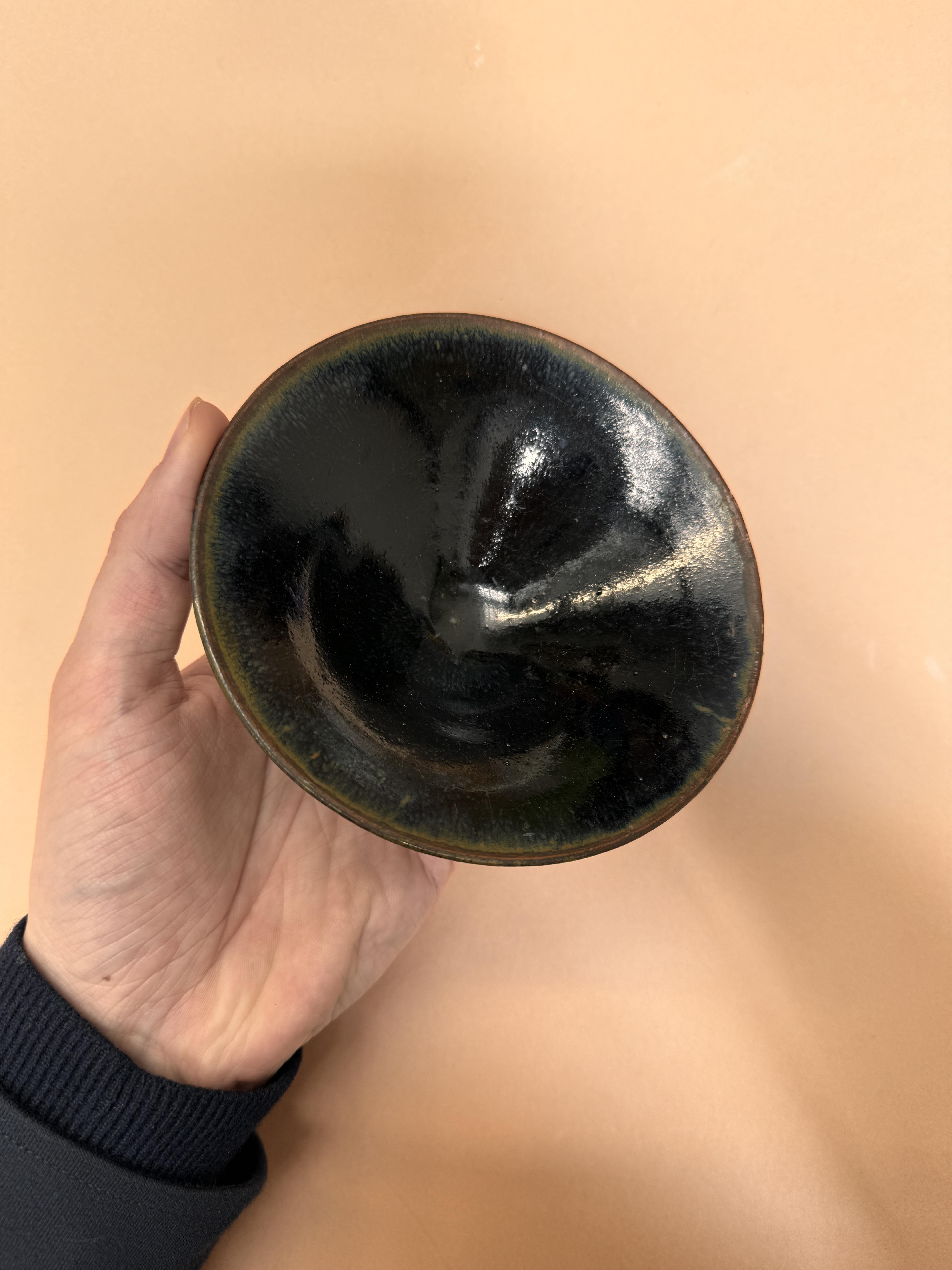 A CHINESE JIAN BLACK-GLAZED CONICAL BOWL 宋 黑鮋斗笠盌 - Image 12 of 24