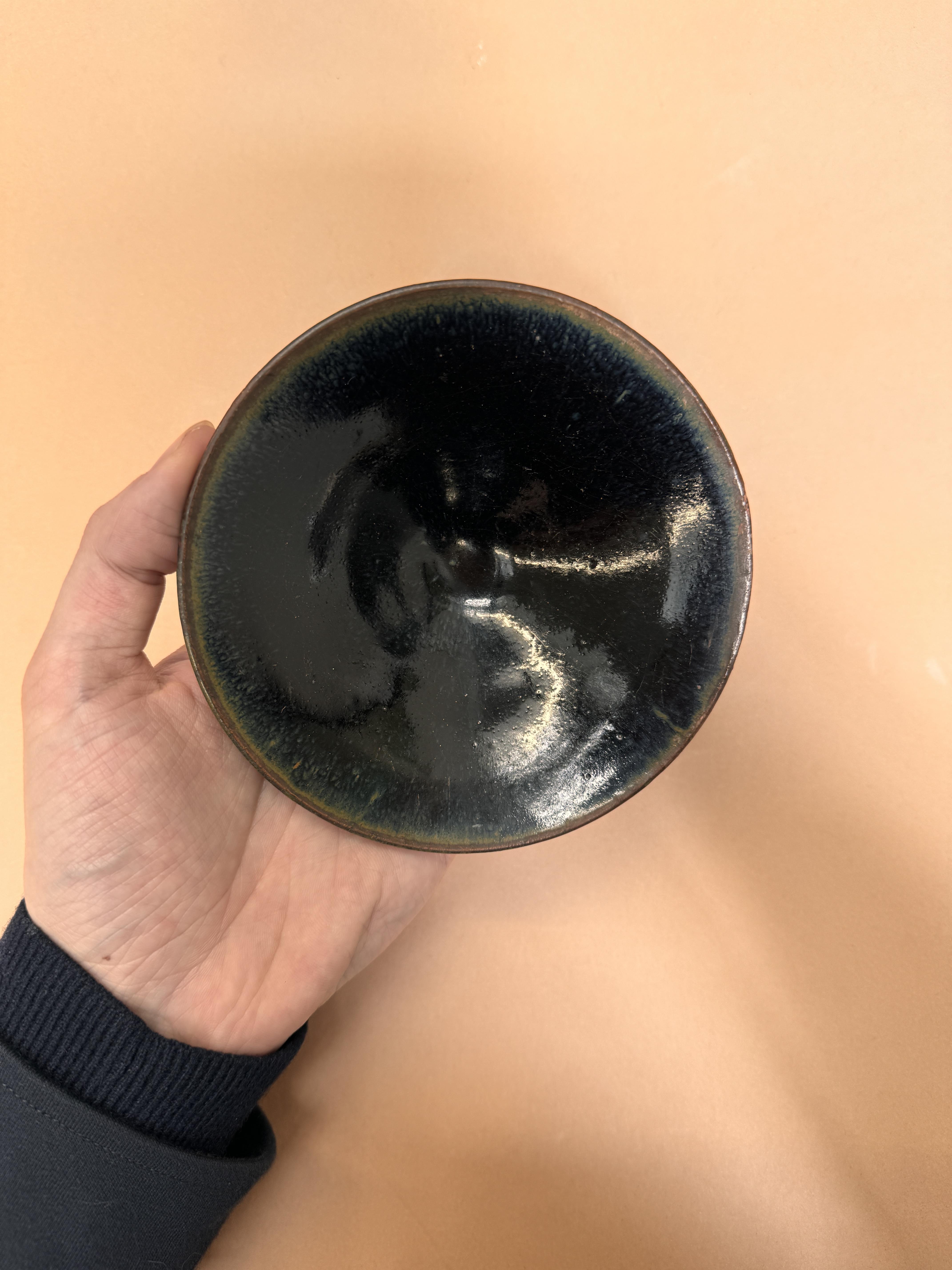 A CHINESE JIAN BLACK-GLAZED CONICAL BOWL 宋 黑鮋斗笠盌 - Image 21 of 24