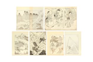 KATSUSHIKA HOKUSAI (1760 – 1849) Manga, One Hundred Views of Mount Fuji (Fugaku Hyakkei)