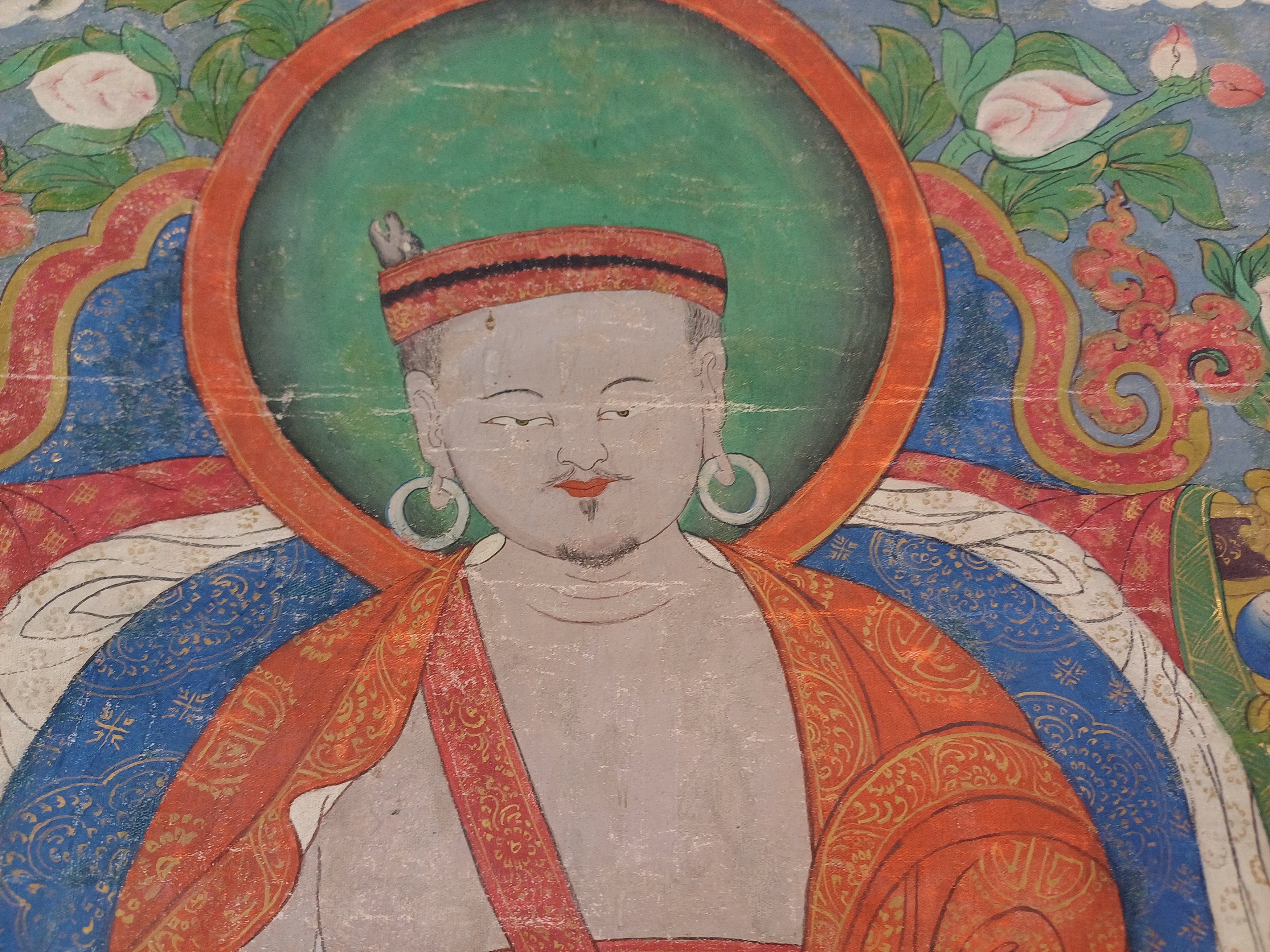 A FINE TIBETAN PAINTED THANGKA OF A SIDDHA 十八世紀 藏傳悉達唐卡 - Image 16 of 23