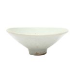 A LARGE KOREAN CELADON CONICAL BOWL