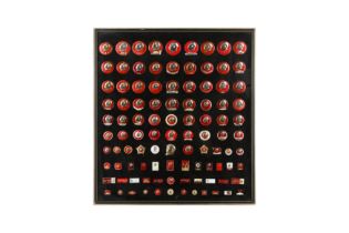 A COLLECTION OF CHINESE CULTURAL REVOLUTION BADGES 二十世紀中期 文化大革命胸章一組