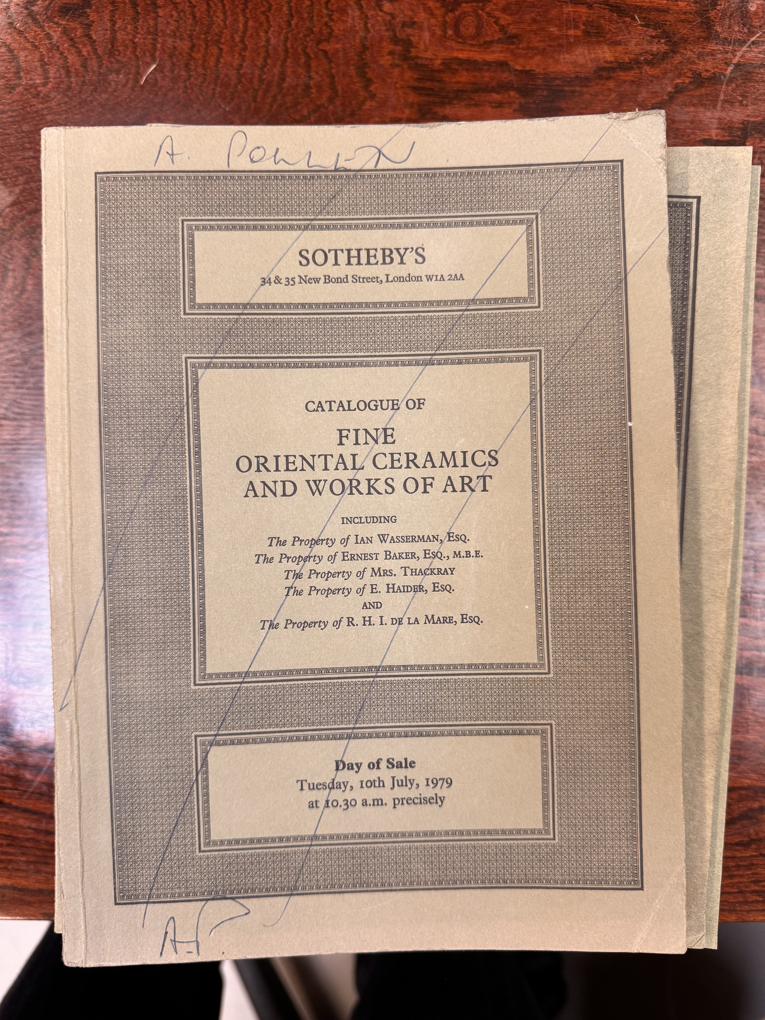 A LARGE COLLECTION OF EARLY SOTHEBY'S CHINESE ART CATALOGUES (50 VOLUMES) 早期蘇富比國藝術品硬面精裝拍賣圖錄一組 - Image 19 of 50