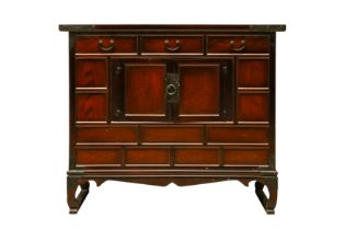 A KOREAN WOOD CABINET