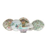 A GROUP OF CHINESE EXPORT FAMILLE-ROSE PORCELAIN 清十八至二十世紀 外銷粉彩瓷器一組