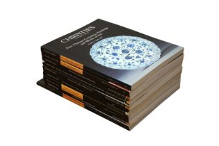 A COLLECTION OF CHRISTIE'S CHINESE ART CATALOGUES, 1990-1999 (10 VOLUMES) 佳士得中國藝術品拍賣圖錄一組