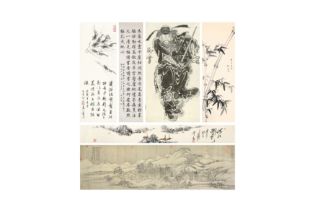 A GROUP OF CHINESE HANGING SCROLLS AND HANDSCROLLS 立軸及手卷一組