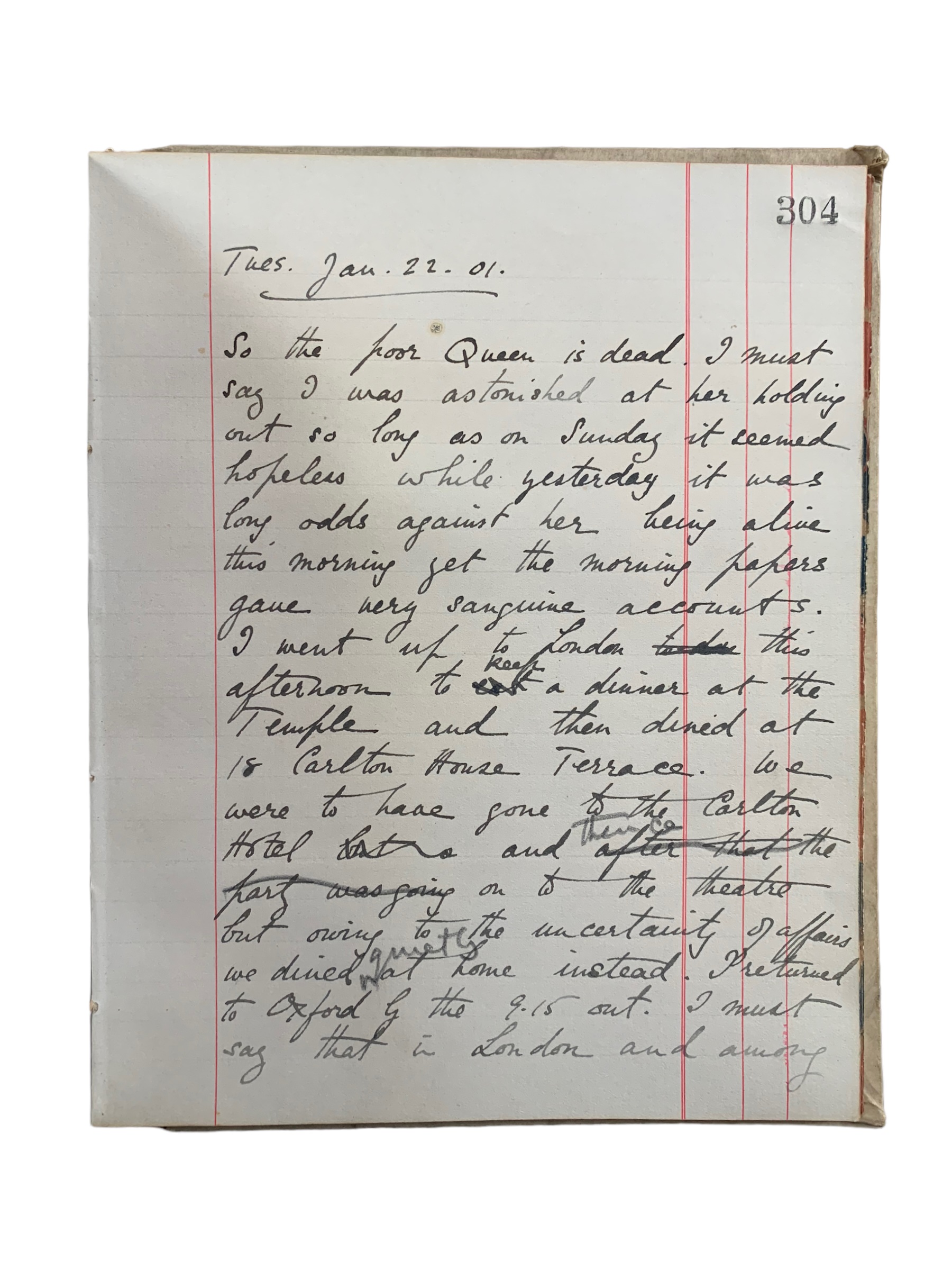Astor. Hunting Diary, Mss. 1900-01