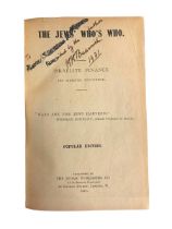 Anti-Semitism. [Beamish] The Jews’ Who’s Who, 1921